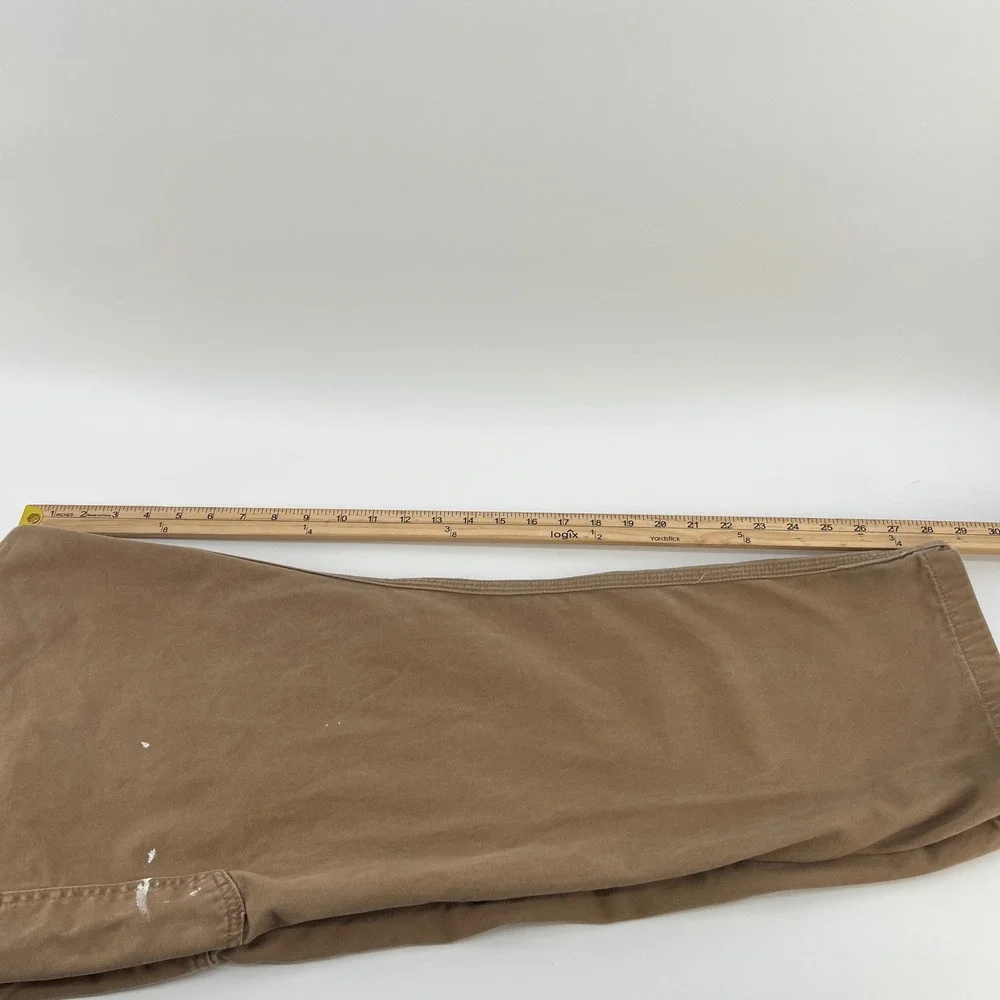 Carhartt B324-DKH Relaxed Fit Utility Work Pants Khaki Mens‎ 38x30 Distressed
